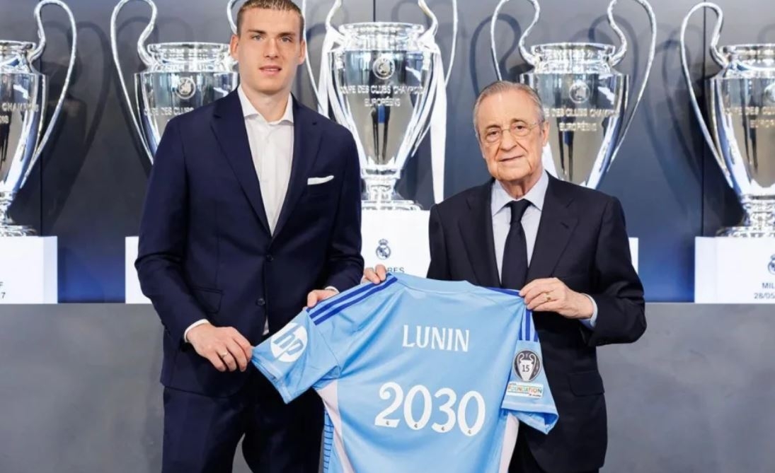 لونين يمدّد عقده مع ريال مدريد حتى 2030