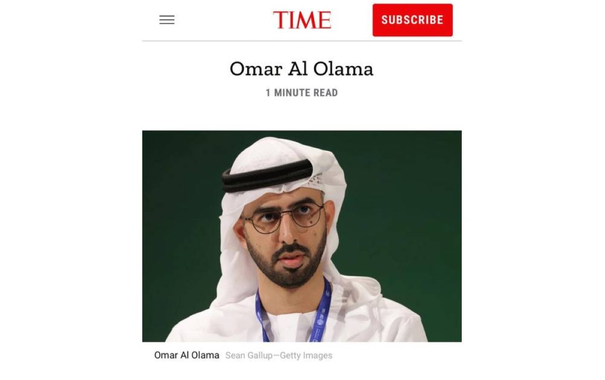 محمد بن راشد: نفخر باختيار عمر العلماء في قائمة TIME 100 Next