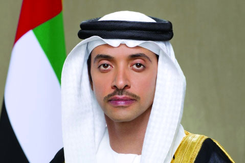 "ABU DHABI, UNITED ARAB EMIRATES - November 23, 2011: Official portrait of HH Sheikh Hazza bin Zayed Al Nahyan National Security Advisor for the United Arab Emirates and Vice Chairman of the Executive Council.  ( Ryan Carter / Crown Prince Court - Abu Dhabi )"