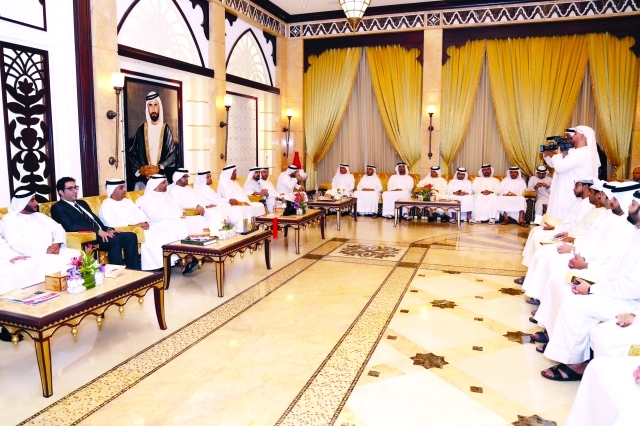 "■ جانب من المجلس الرمضاني  |  تصوير موهان"