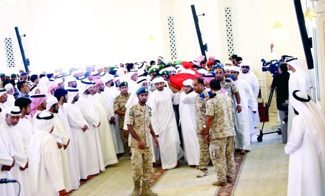 "■ خلال تشييع شهيدي الشارقة   |  تصوير: محمود الخطيب"