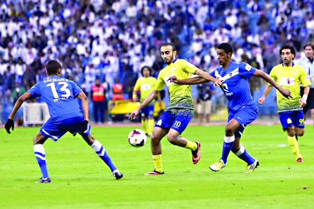 "■ قمة النصر والهلال تشعل الرياض الليلة  |  أرشيفية"