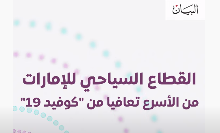 نمو القطاع السياحي في الإمارات بوادر التعافي من "كوفيد 19"