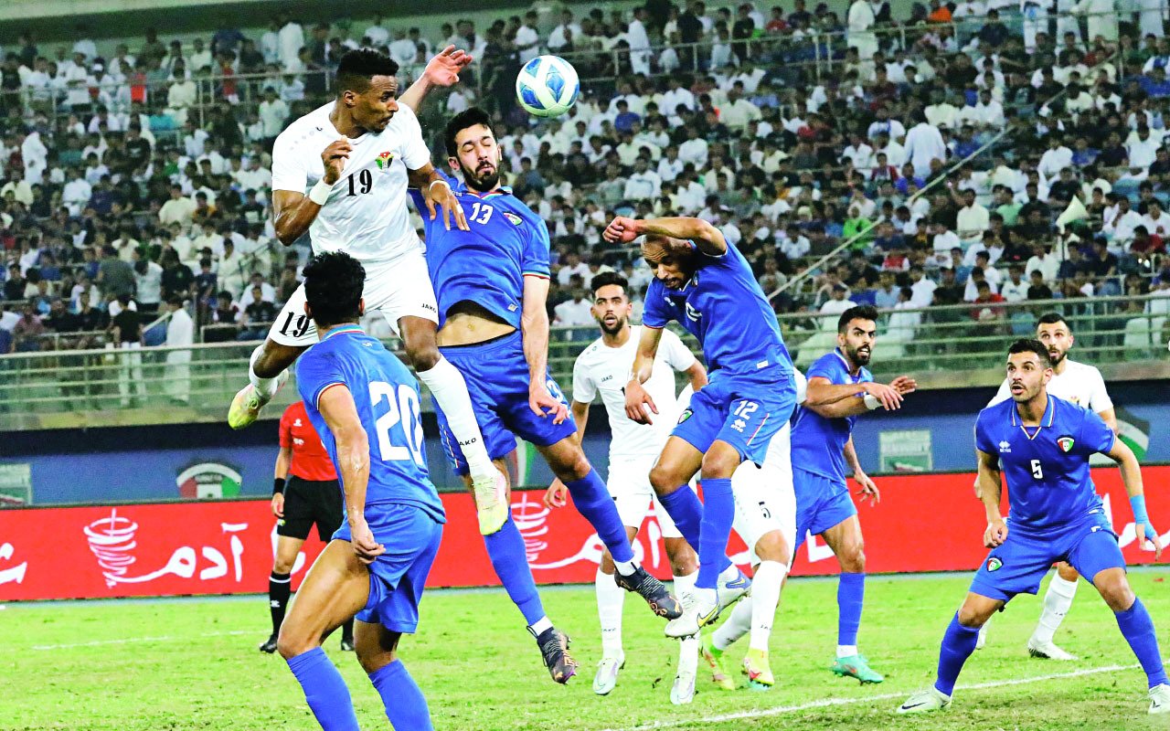 "من مباراة سابقة للمنتخب الكويتي | أرشيفية"