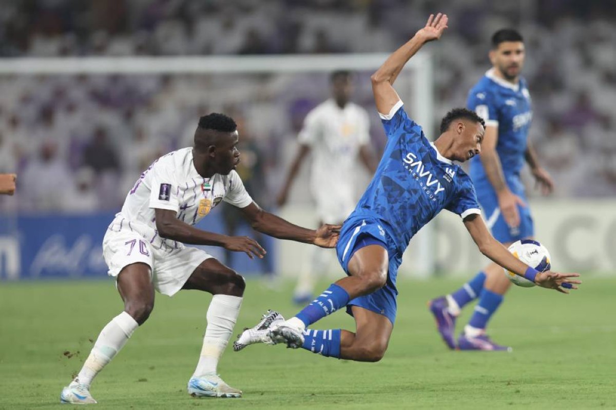 مباراة العين والهلال السعودي في دوري أبطال آسيا النخبة