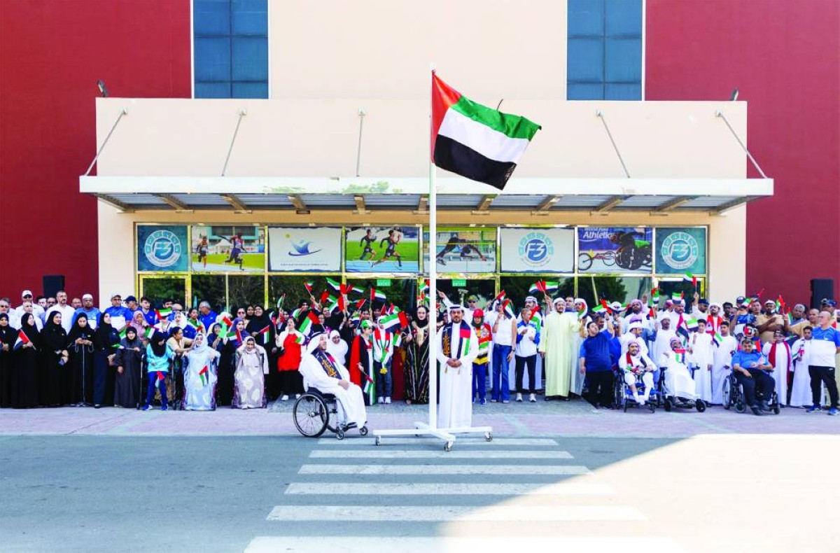 1741اللجنة الأولمبية و«دبي البحري» ودبي لأصحاب الهمم يحتفلون بيوم العلم