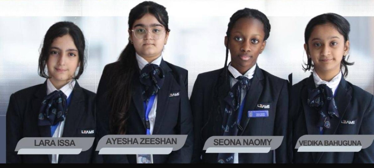 Four female students from a school in Dubai qualified for the global “NASA Space Challenge”.