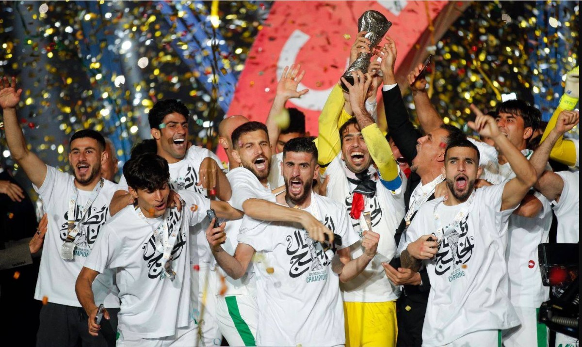 منتخب العراق يحمل كأس النسخة الأخيرة في البصرة |  أرشيفية