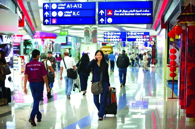 الصورة : مطار دبي