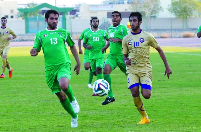 الصورة : ■ دوري الدرجة الأولى يشهد منافسات قوية  |  البيان