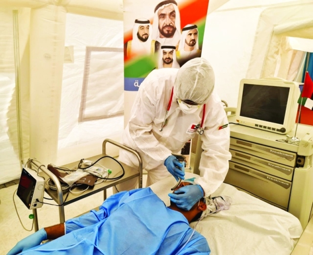 2000 مخالط و100 مصاب بـ«كورونا»طاقة مستشفى الإمارات يومياً - عبر الإمارات - أخبار وتقارير - البيان