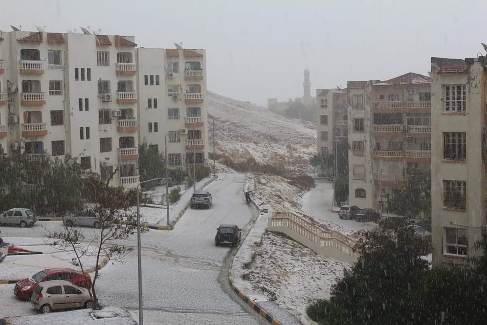 египет снег