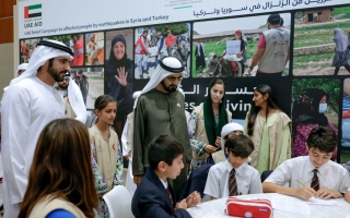 محمد بن راشد: جسور الخير التي تمدها الإمارات مع الشعوب في أوقات الشدة جسور دائمة