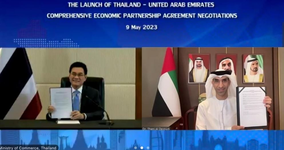 الإمارات وتايلند تطلقان محادثات للتوصل إلى اتفاقية شراكة اقتصادية شاملة