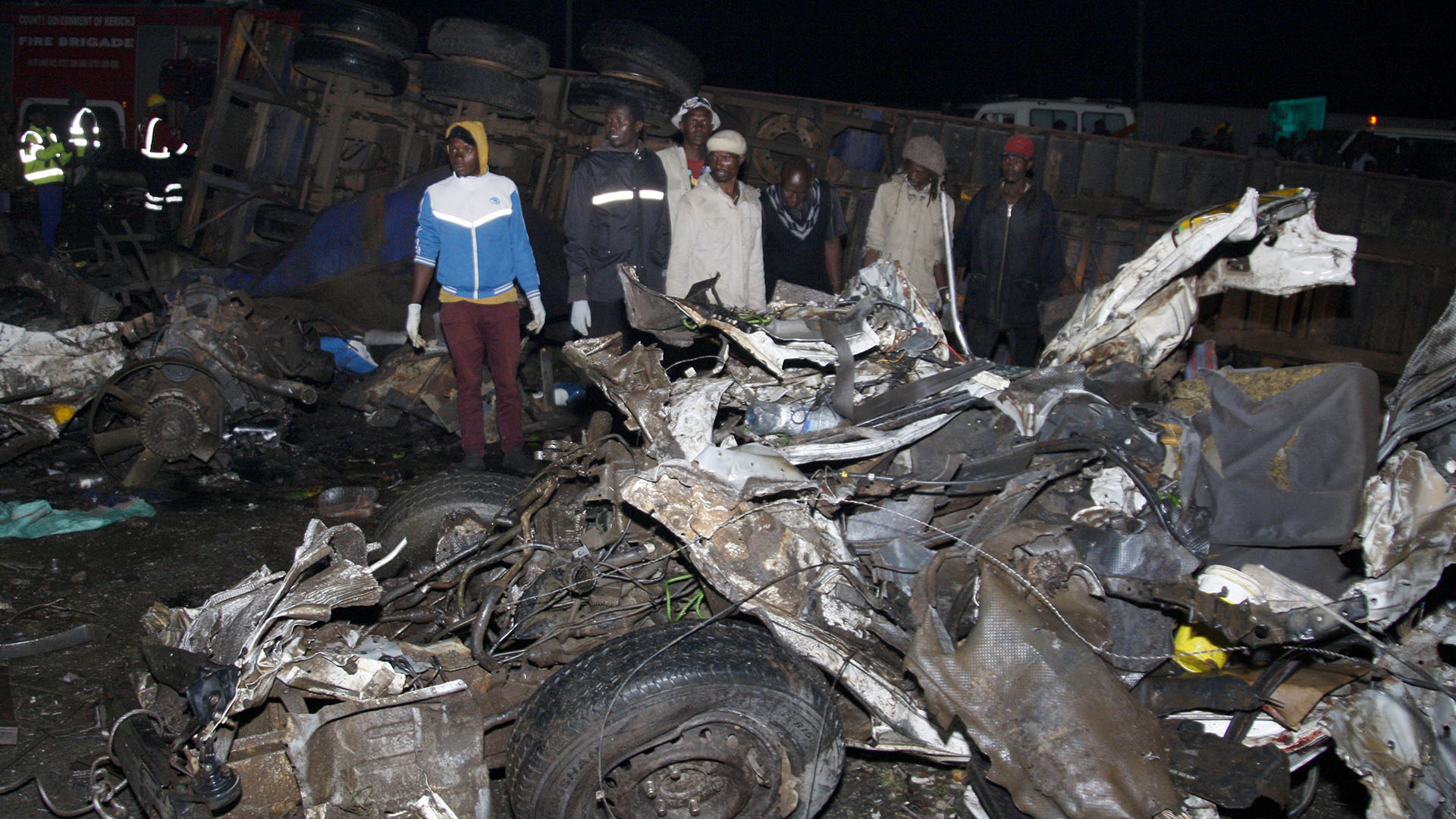 مقتل 52 شخصاً على الأقلّ في حادث مروري في كينيا
