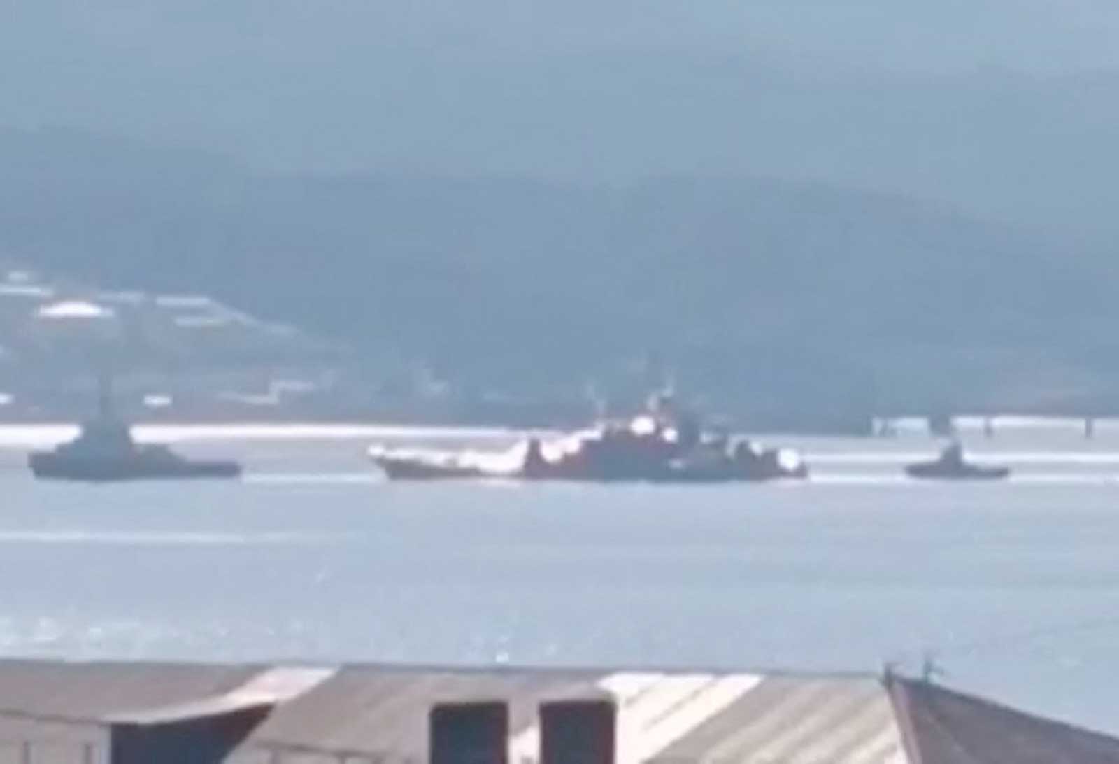 كييف تؤكد نجاح هجوم على سفينة روسية بالبحر الأسود
