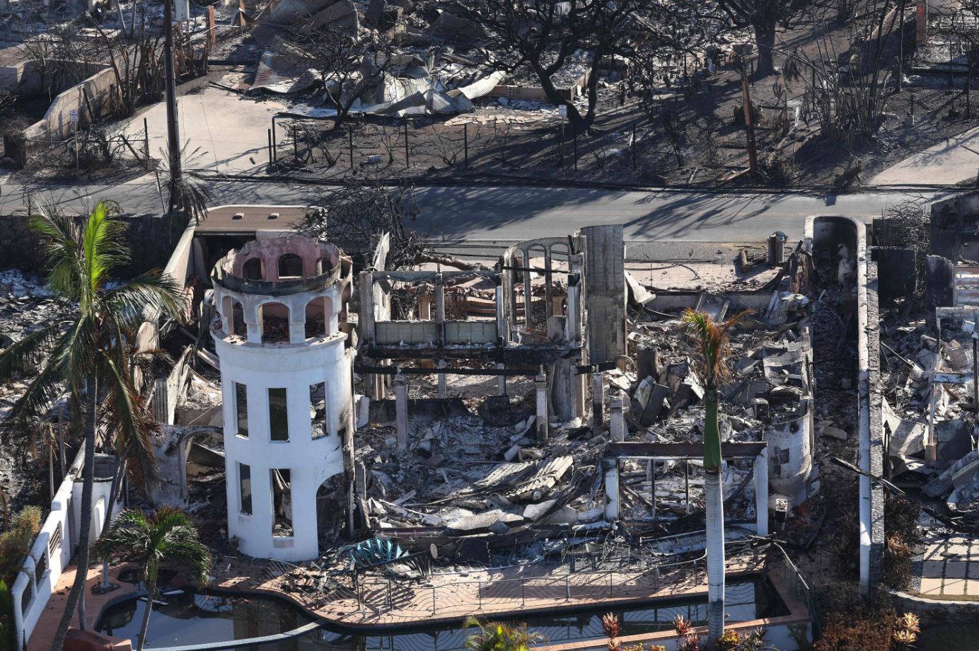 ارتفاع ضحايا حريق هاواي المروع إلى 67 شخصاً