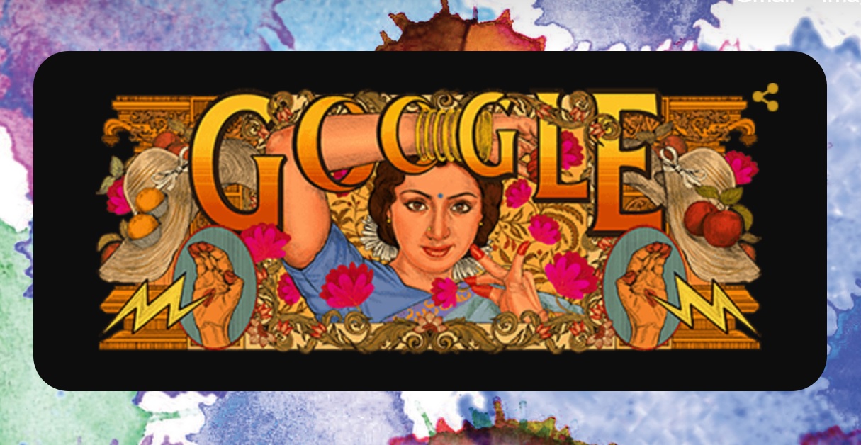 غوغل يحتفل بميلاد أيقونة السينما الهندية سريديفي كابور