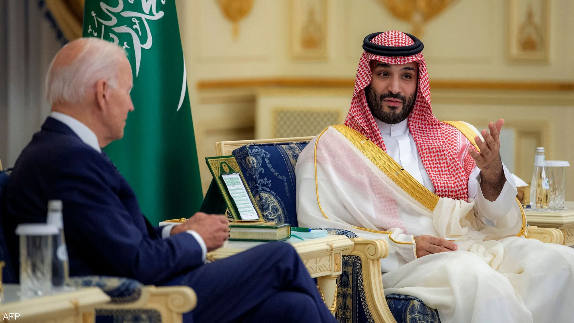 بايدن وولي العهد السعودي بحثا منع اتساع الصراع في المنطقة