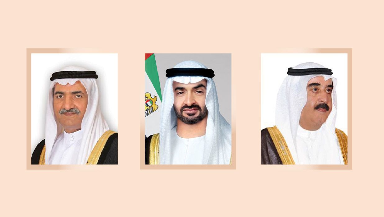 رئيس الدولة يبحث مع حمد الشرقي وسعود المعلا عدداً من قضايا الوطن والمواطنين