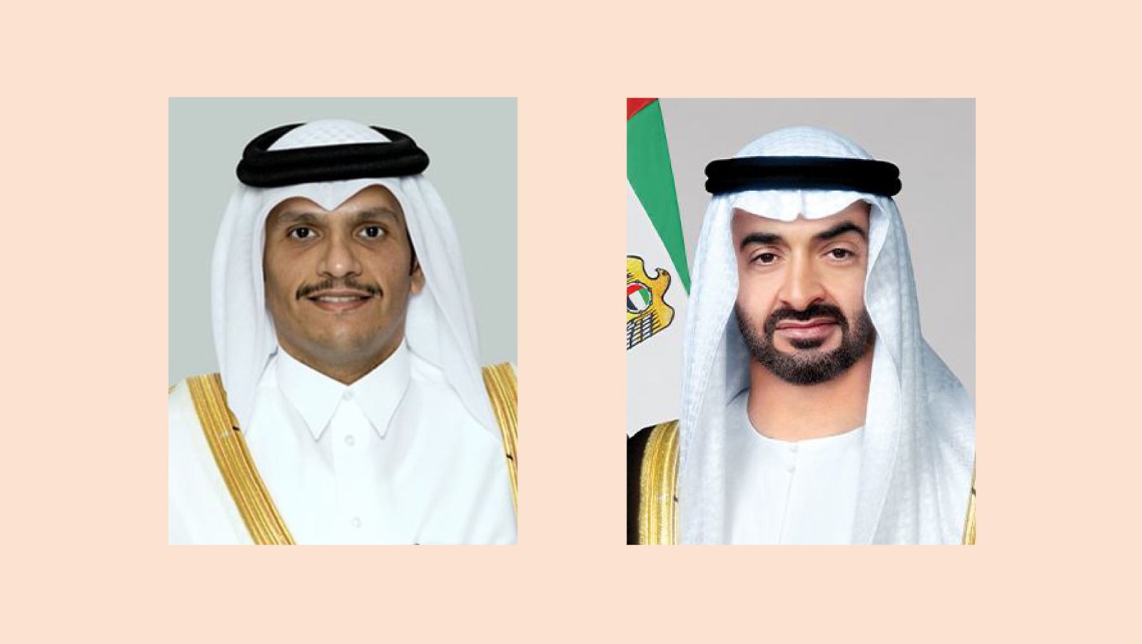 محمد بن زايد يبحث ورئيس الوزراء القطري العلاقات الأخوية بين البلدين