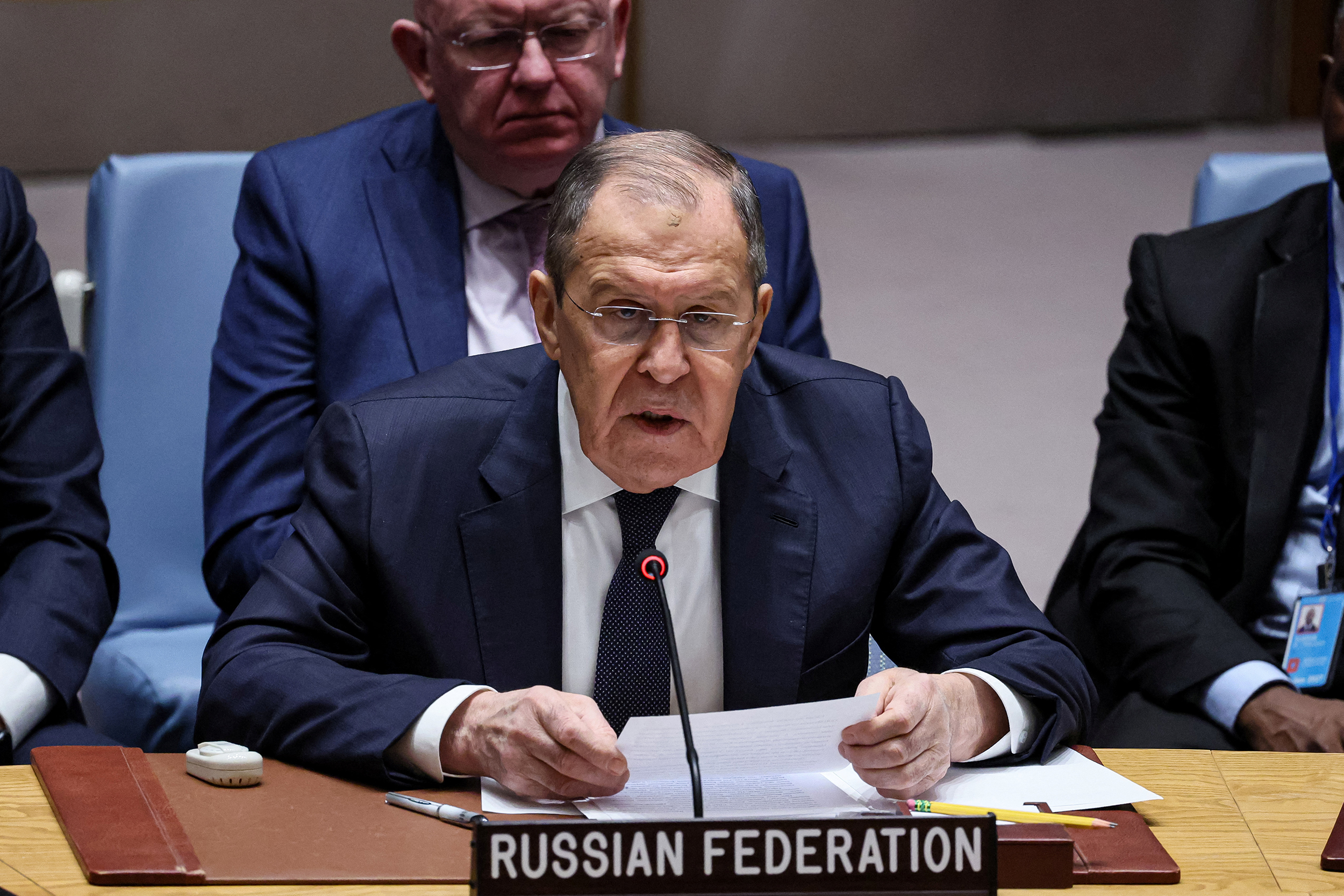 مندوبا روسيا وإسرائيل يتبادلان اللوم في مجلس الأمن حول القضية الفلسطينية