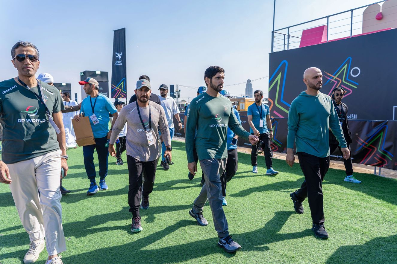 حمدان بن محمد يشهد انطلاق النسخة الخامسة من بطولة الألعاب الحكومية
