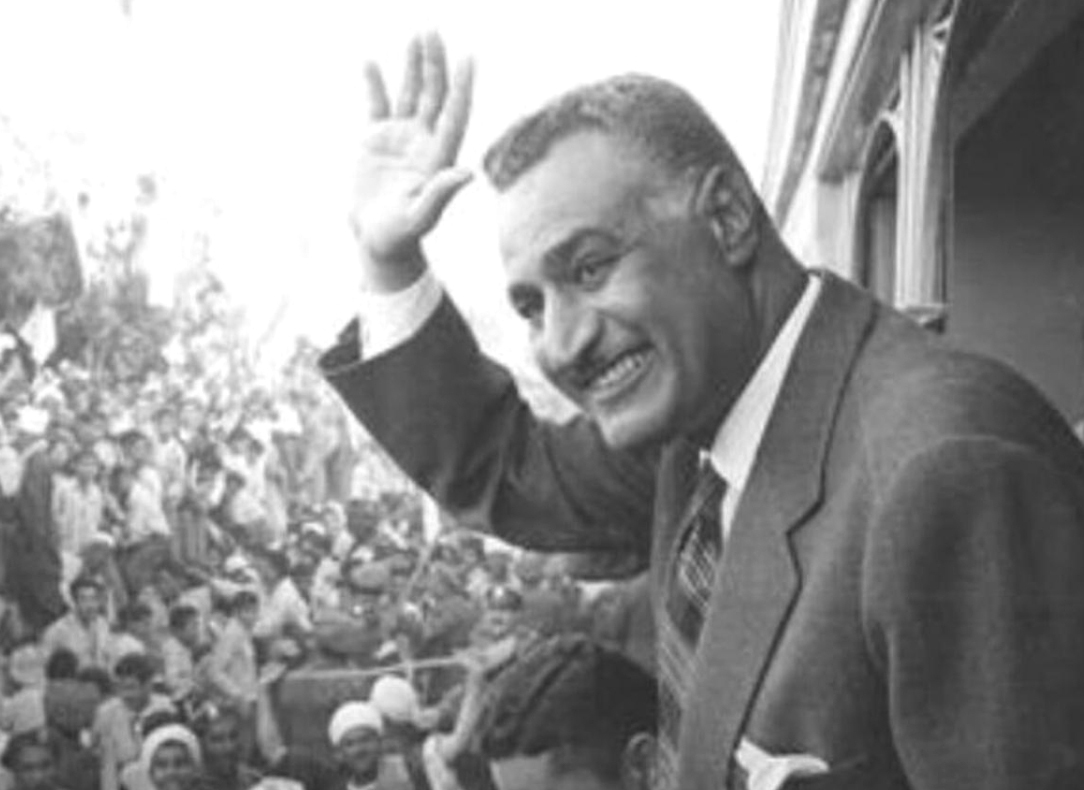 الصورة : 1965 إعادة انتخاب جمال عبدالناصر لولاية ثانية رئيساً لمصر بعد استفتاء في البلاد.