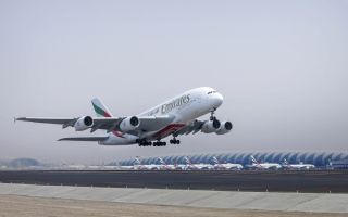 الصورة: الصورة: 21.8 مليون مسافر لـ«طيران الإمارات» بـ A380