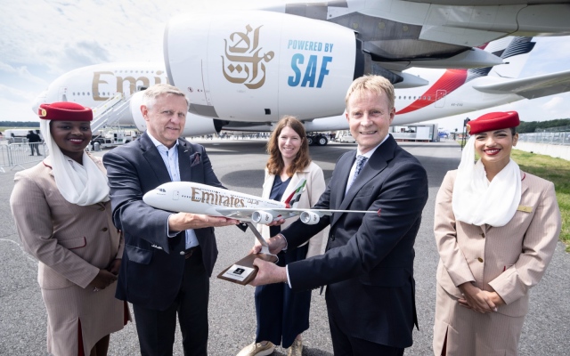 الصورة: الصورة: طيران الإمارات تنضم إلى المبادرة الألمانية للطاقة المتجددة في الطيران aireg