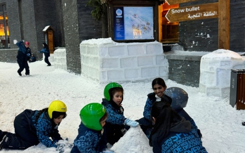 الصورة: الصورة: مرح وسط «الثلوج» في دبي