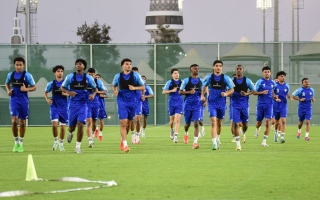 الصورة: الصورة: منتخب الشباب يواجه نظيره البحريني في افتتاح بطولة غرب آسيا لكرة القدم
