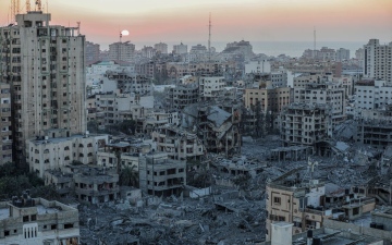 الصورة: الصورة: ارتفاع حصيلة القتلى في قطاع غزة إلى 37718 شخصاً منذ بدء الحرب