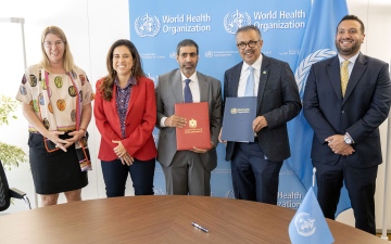 الصورة: الصورة: الإمارات تقدم 8 ملايين دولار أمريكي لمنظمة الصحة العالمية لدعم الجهود الإنسانية في السودان
