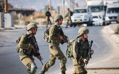 الصورة: الصورة: القوات الإسرائيلية تعتقل 28 فلسطينياً من الضفة الغربية
