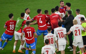 الصورة: الصورة: يورو 2024.. مباراة التشيك وتركيا تضرب رقمًا قياسيًا سلبيًا