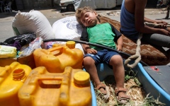 الصورة: الصورة: سكان غزة.. جوع وخوف وعطش
