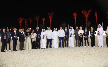الصورة: الصورة: نجاح كبير للبطولة الـ6 لكأس الإمارات العالمي لجمال الخيل العربية في مصر