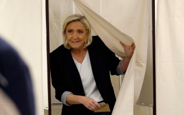 الصورة: الصورة: اليمين الفرنسي المتطرف يتصدر بفارق كبير نتائج الدورة الأولى من الانتخابات التشريعية
