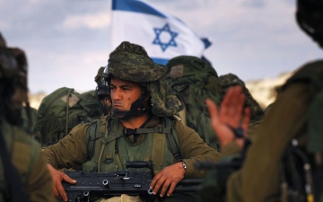 الصورة: الصورة: إسرائيل تعلن إصابة 18 جندياً في هضبة الجولان