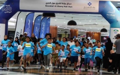 الصورة: الصورة: بوابة الشرق مول ينظم سباقاً للجري بالتعاون مع مجلس أبوظبي الرياضي