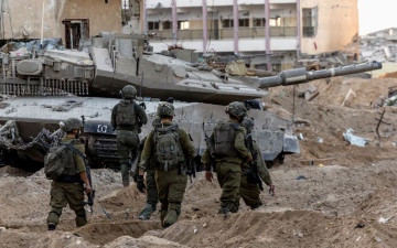 الصورة: الصورة: الجيش الإسرائيلي يعلن ارتفاع عدد جنوده القتلى في غزة