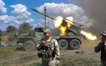 الصورة: الصورة: روسيا تعلن تدمير 11 مسيّرة و5 مقاتلات أوكرانية