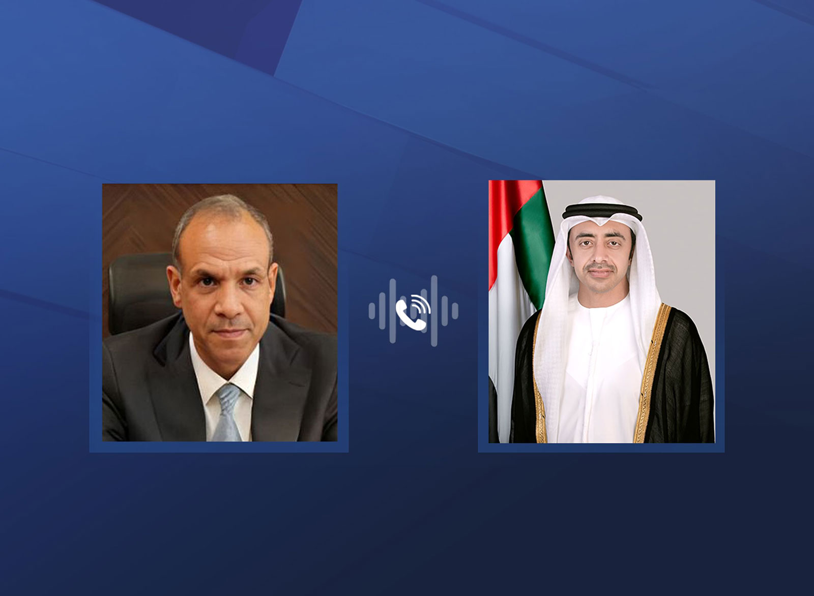 عبدالله بن زايد يهنئ هاتفيا وزير الخارجية والهجرة المصري ويبحثان العلاقات الأخوية بين البلدين