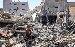 الصورة: الصورة: الأمم المتحدة تحذّر من «الانهيار التام» للوضع الإنساني في غزة