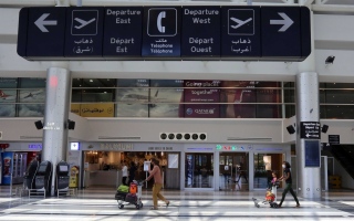 الصورة: الصورة: مطار بيروت يعلن تأثر أنظمة التسجيل والحجوزات بالخلل التقني العالمي