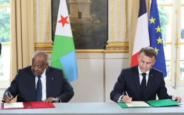 الصورة: الصورة: فرنسا وجيبوتي تتفقان على تجديد شراكتهما الدفاعية