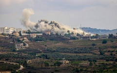 الصورة: الصورة: قتيل وجريحان في قصف إسرائيلي على جنوب لبنان