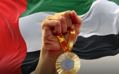 الصورة: الصورة: وفد الإمارات الرياضي يبدأ رحلته في أولمبياد باريس 2024
