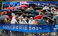 الصورة: الصورة: "أمطار غزيرة" تهدد بإفساد حفل افتتاح أولمبياد باريس